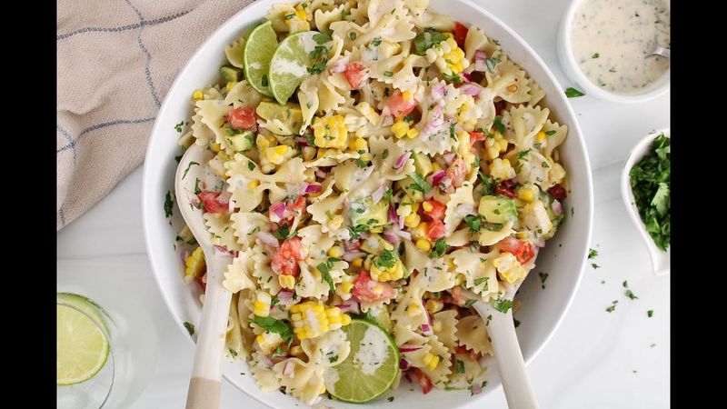 Zesty Lime and Cilantro Pasta Salad