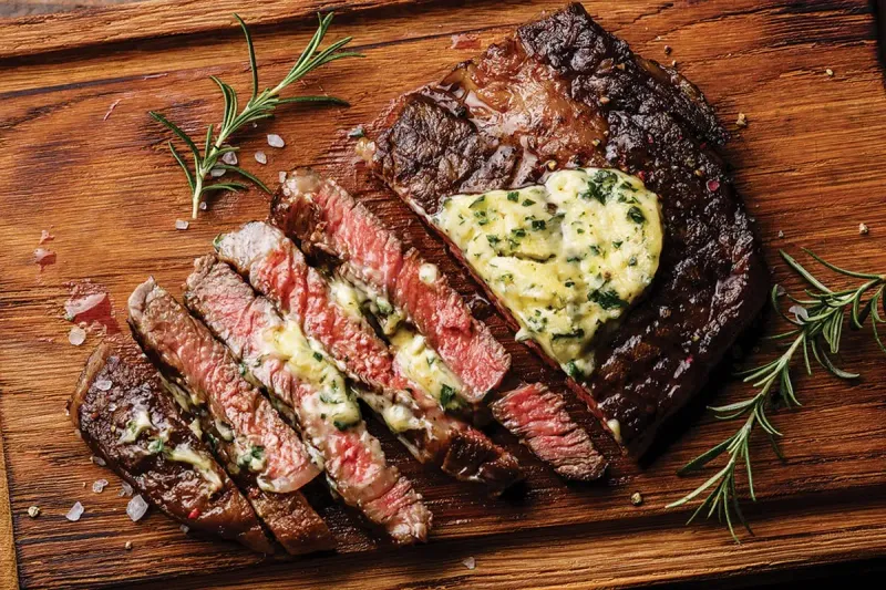Garlic Herb Grilled Steak