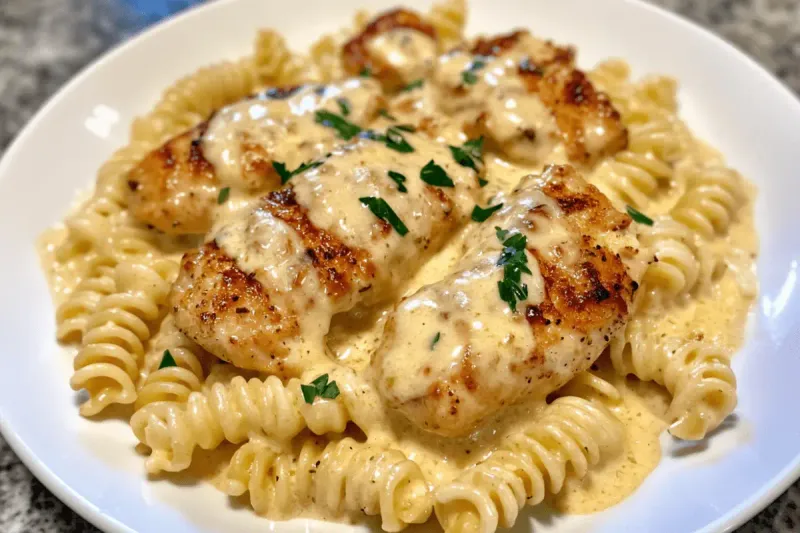 Garlic Chicken Alfredo