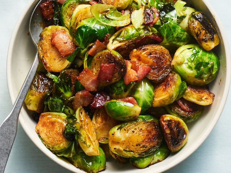 Smoky Bacon Brussels Sprouts