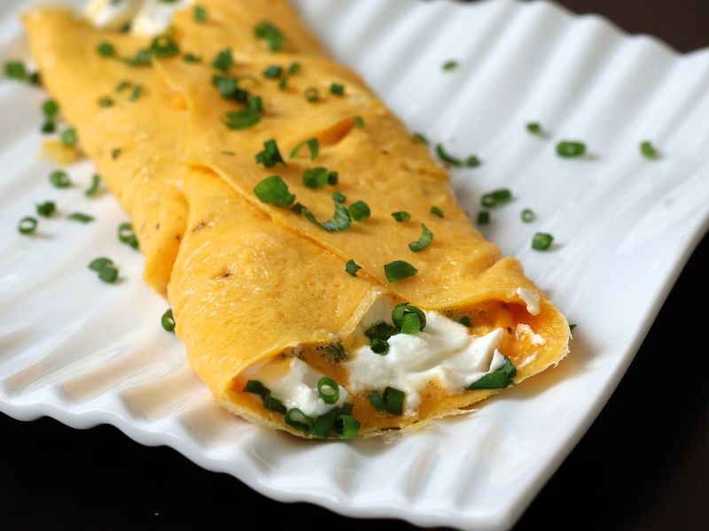 Goat Cheese and Herb Omelette