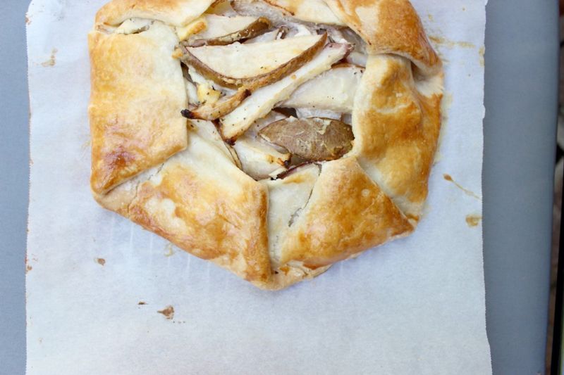 Goat Cheese and Pear Galette