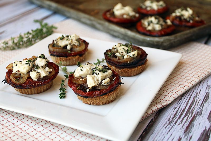 Goat Cheese and Tomato Tartlets