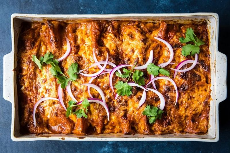 Baked Chicken Enchiladas