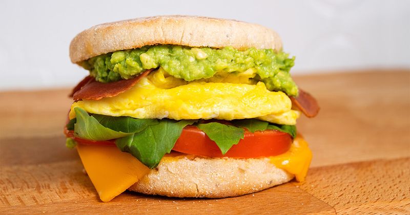 Egg and Avocado Sandwich