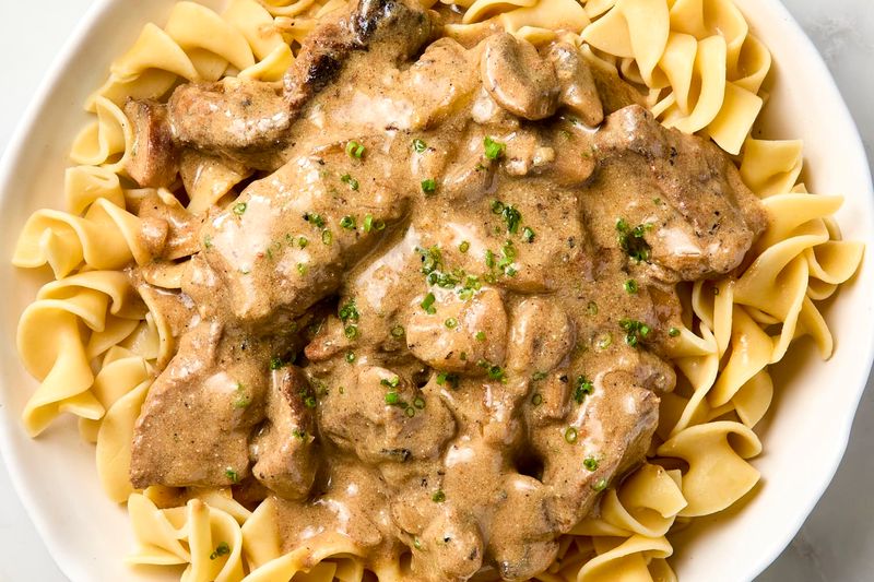 Rustic Beef Stroganoff