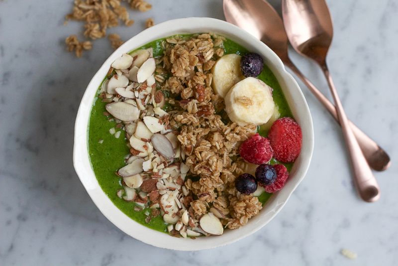 Granola Topped Smoothie Bowl