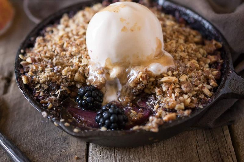 Blackberry Sage Crumble