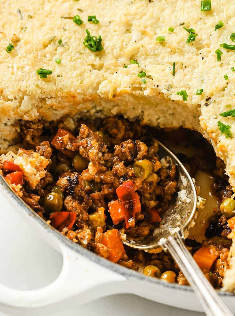 Beef and Cauliflower Shepherd’s Pie