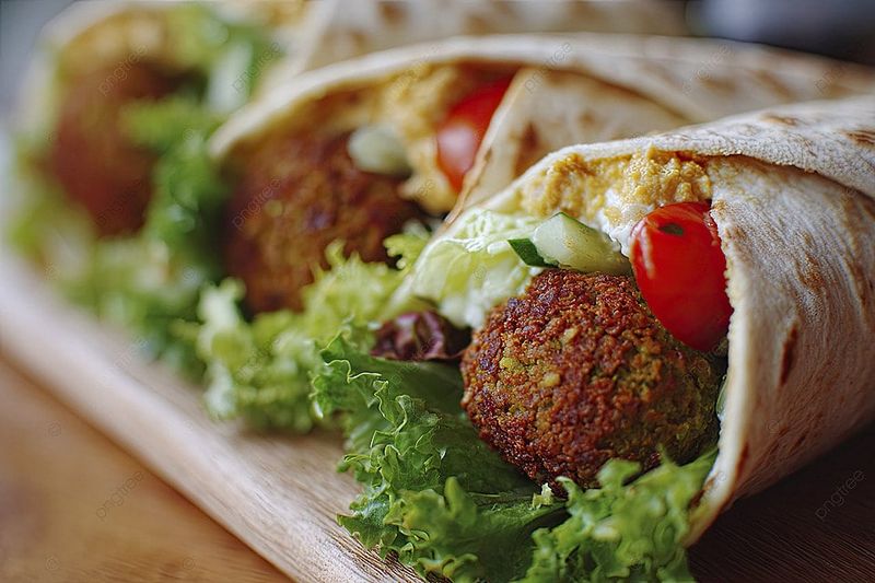 Middle Eastern Falafel Wrap