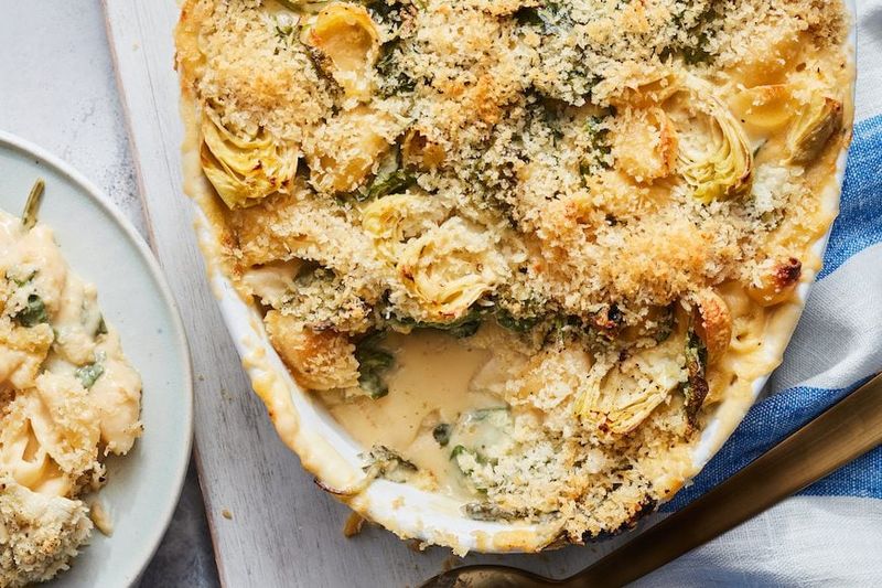 Spinach and Artichoke Casserole