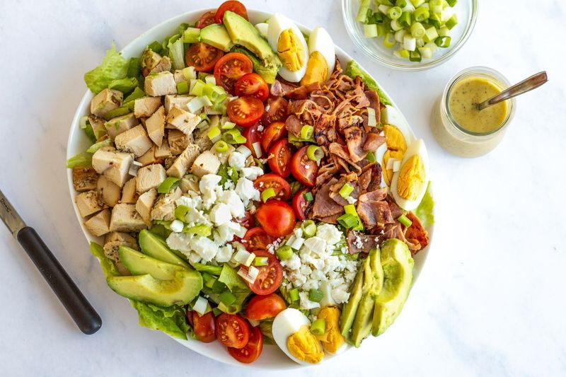 Cobb Salad with Blue Cheese Dressing