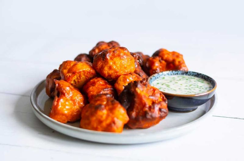 Buffalo Cauliflower Bites