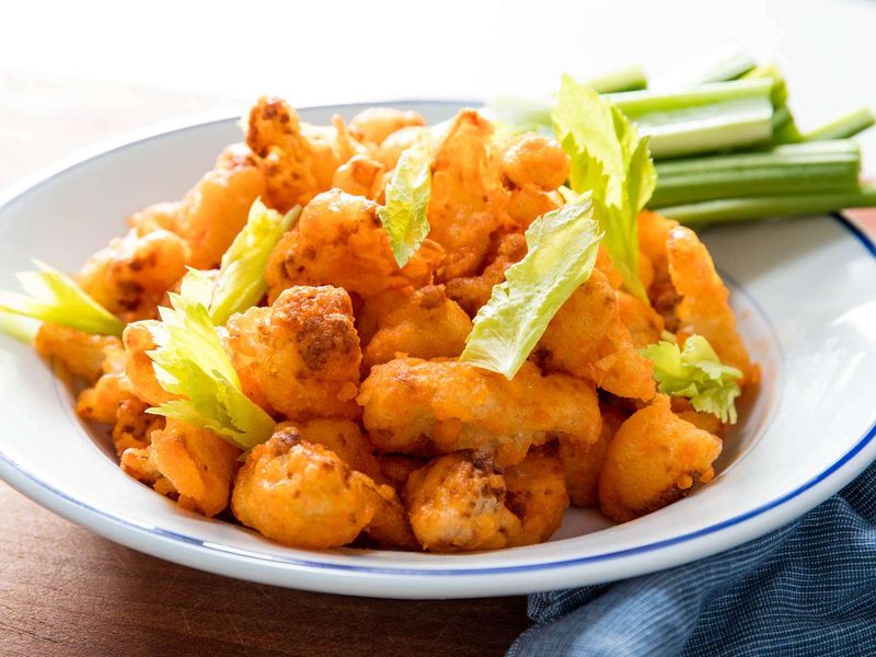 Buffalo Cauliflower Bites