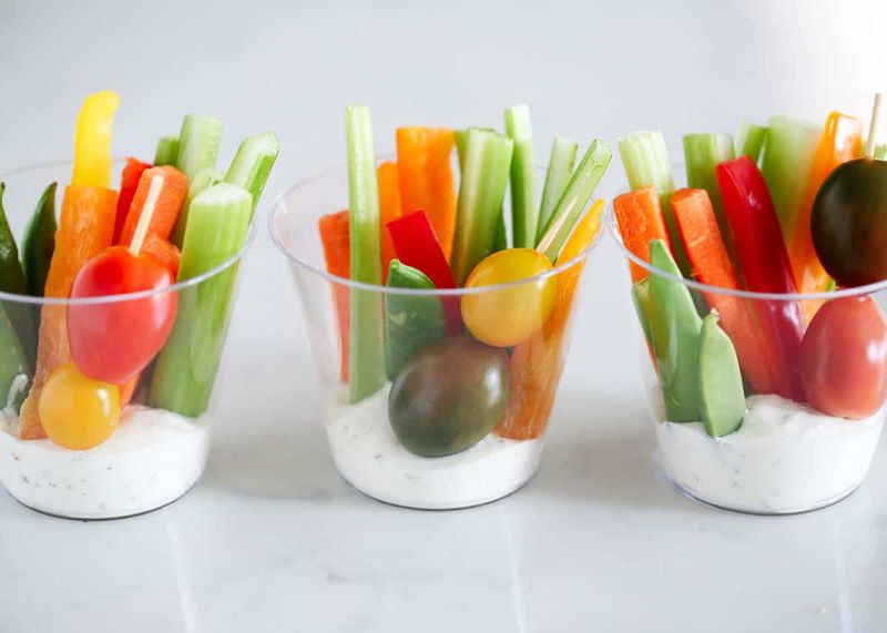 Hummus and Veggie Cups