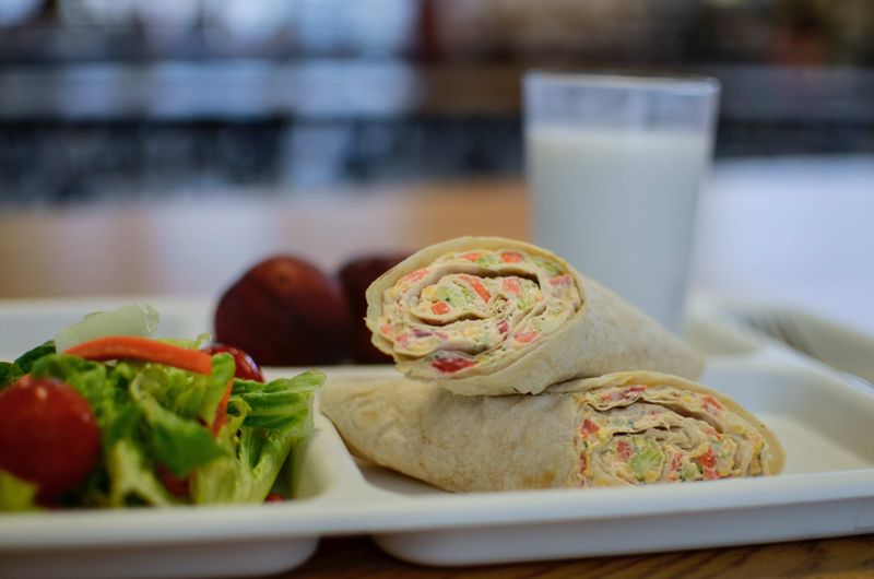 Hummus and Veggie Wrap