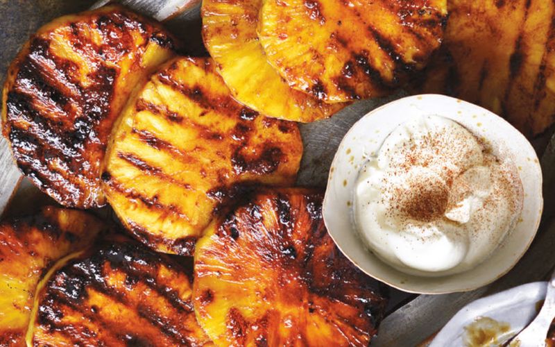 Spicy Grilled Pineapple
