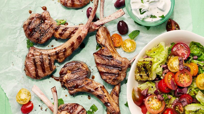 Mediterranean Grilled Lamb Chops