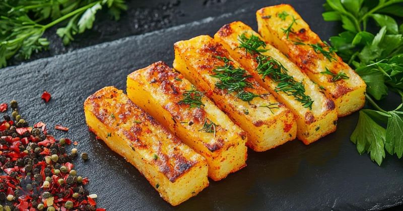Grilled Polenta Slices