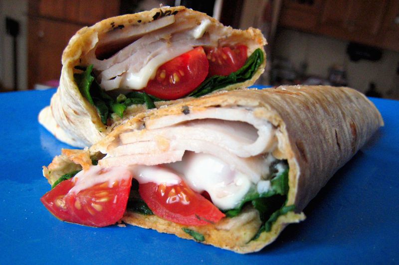 Turkey Wrap with Veggies
