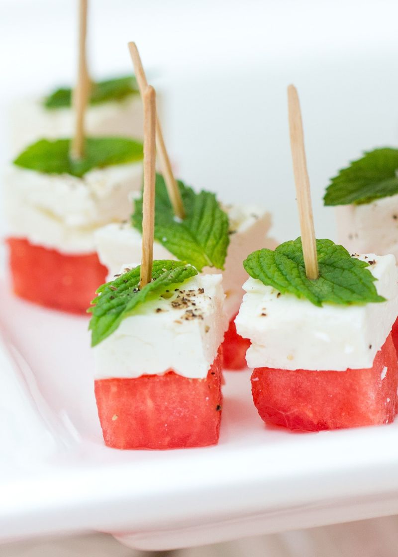 Watermelon Feta Bites
