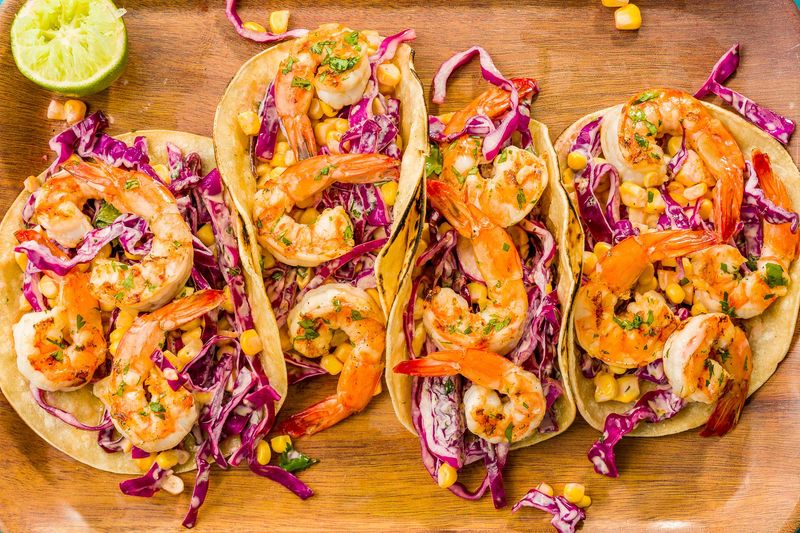 Sriracha Lime Shrimp Tacos