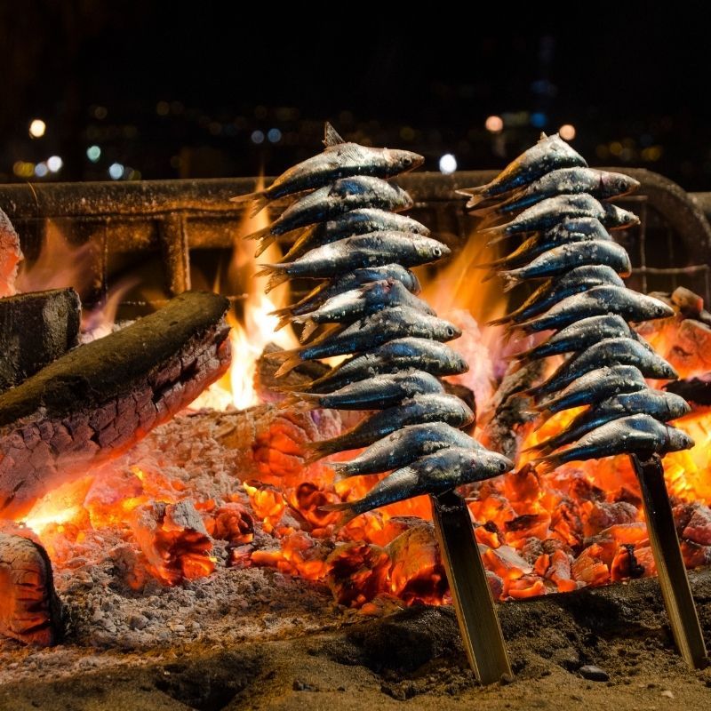 Spanish Grilled Sardines