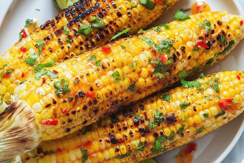 Chili Lime Grilled Corn