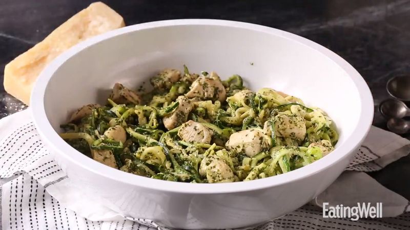 Zucchini Noodles with Pesto