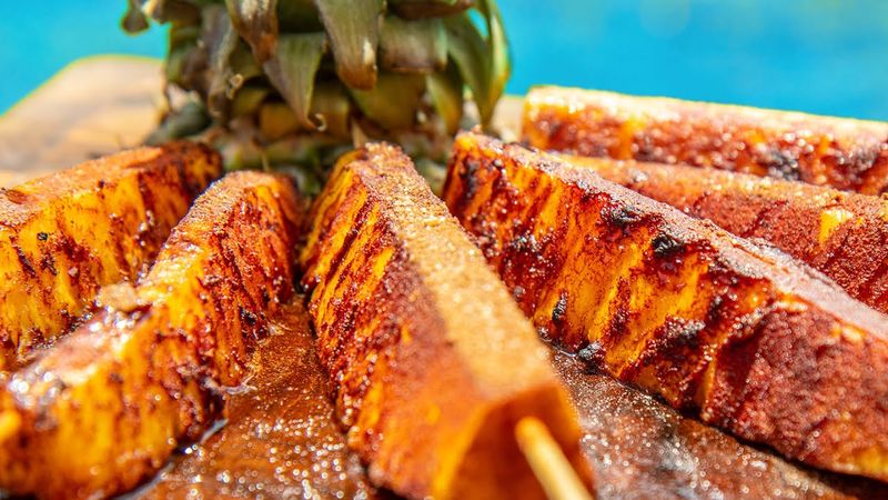 Smoky Grilled Pineapple Slices