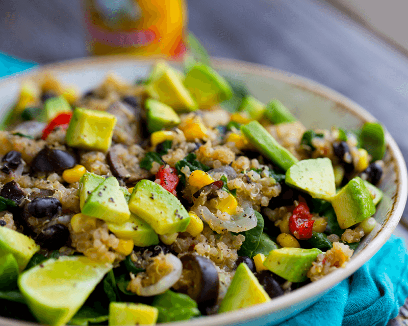 Quinoa and Black Bean Salad