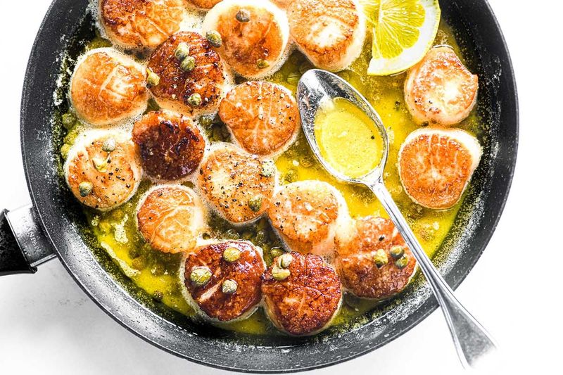 Scallops with Lemon Butter