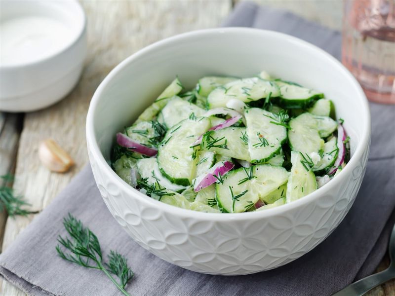 Cucumber Dill Yogurt Salad