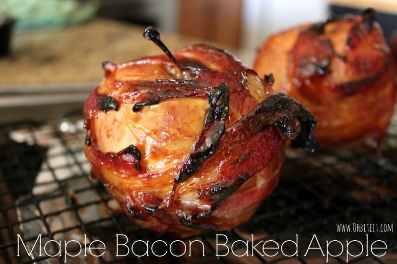 Maple Bacon Grilled Apples