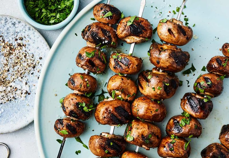 Balsamic Grilled Mushrooms