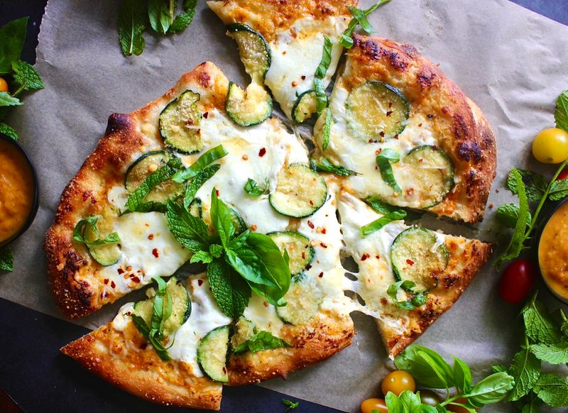 Zucchini Pizza