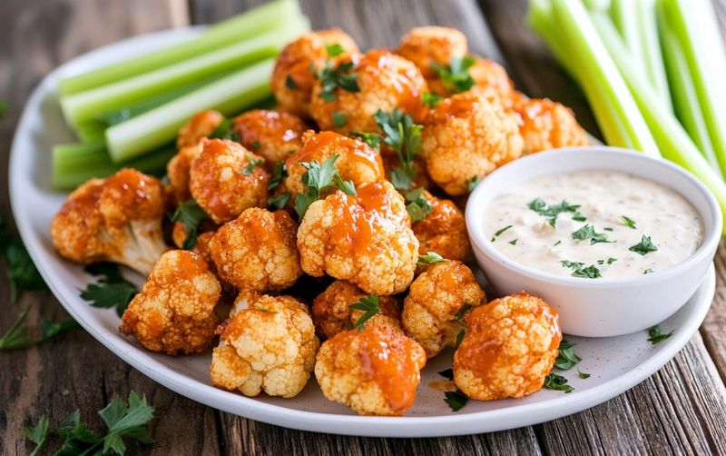 Buffalo Cauliflower Bites