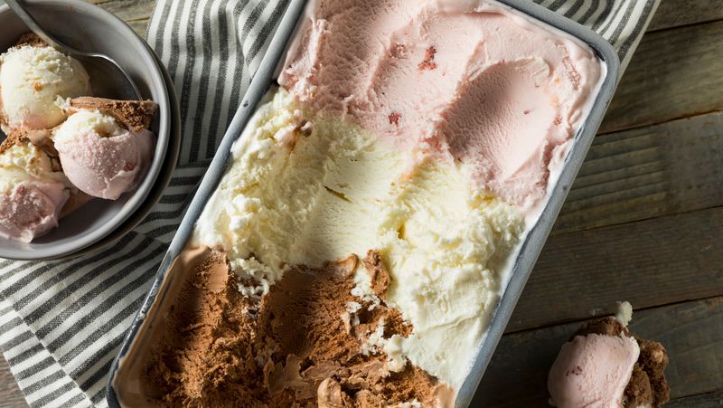 Neapolitan Ice Cream Trio