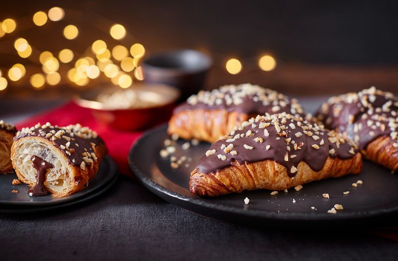 Chocolate Hazelnut Crescents