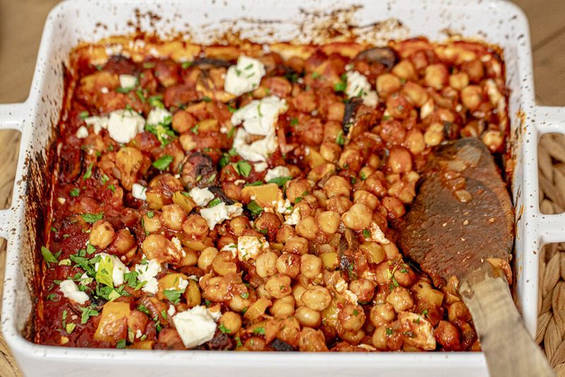 Mediterranean Chickpea Casserole