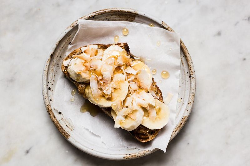 Almond Butter on Whole Grain Toast