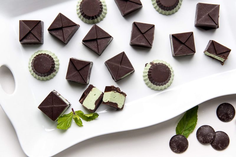 Mint Chocolate Truffles