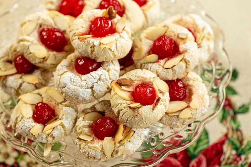 Cherry Almond Cookies