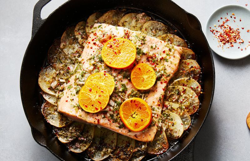 Tangy Citrus Salmon Plate