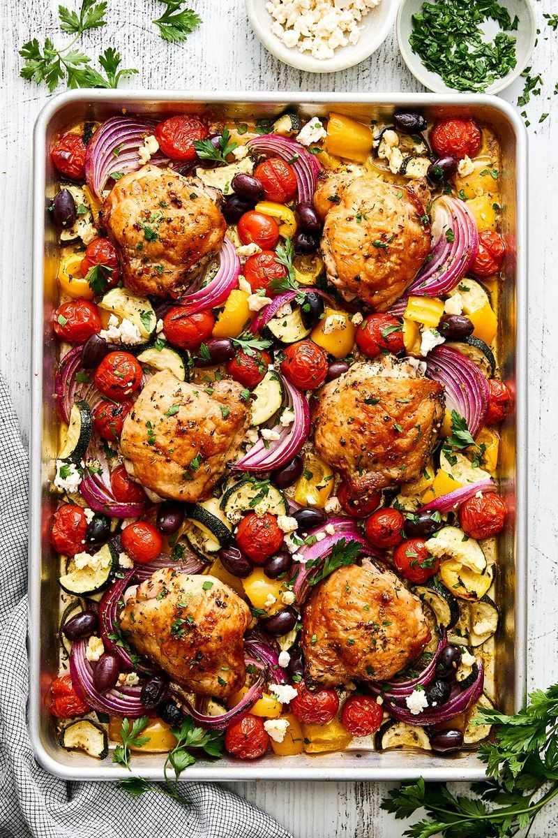 Greek Chicken with Cucumber Salad