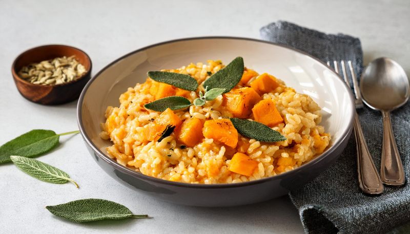 Butternut Squash and Sage Risotto