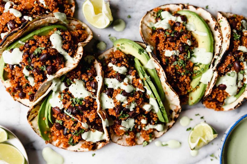 Spicy Black Bean Tacos