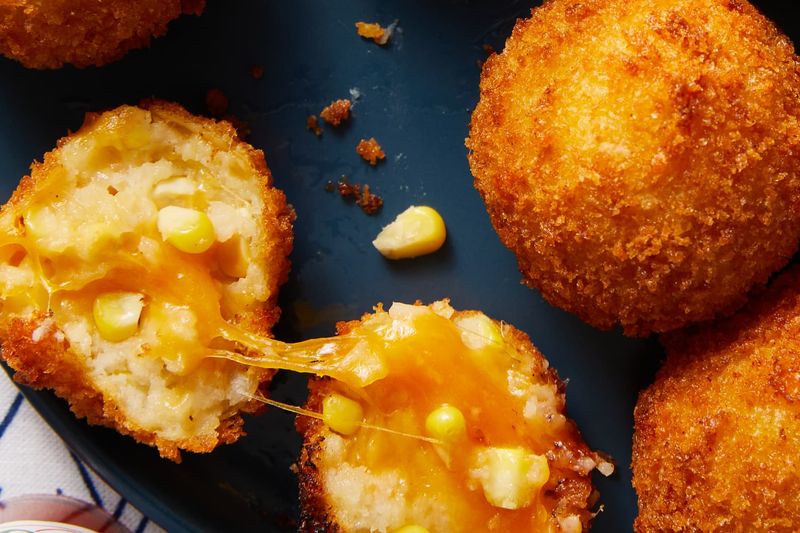 Baby Corn and Cheese Bites