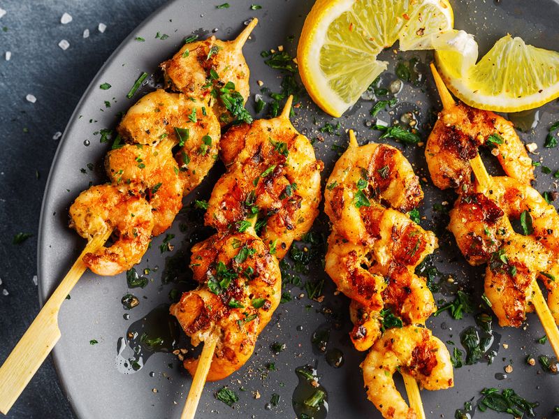 Spicy Shrimp Skewers
