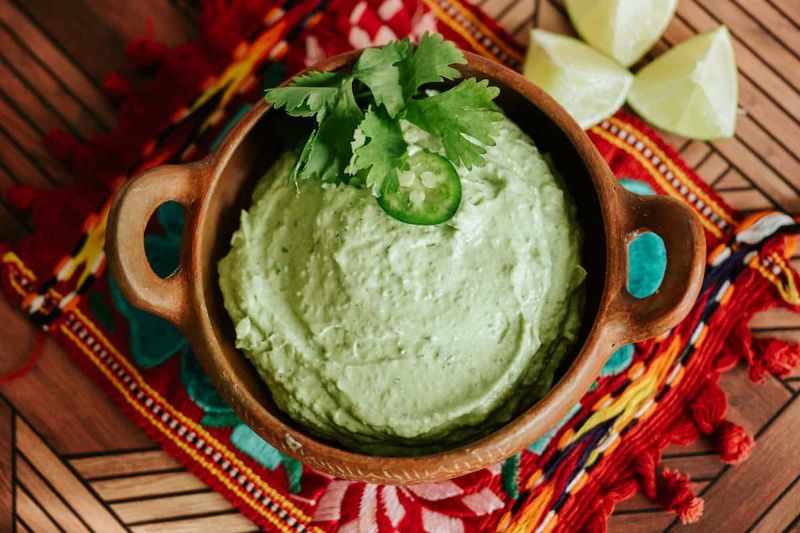 Avocado Lime Yogurt Dip